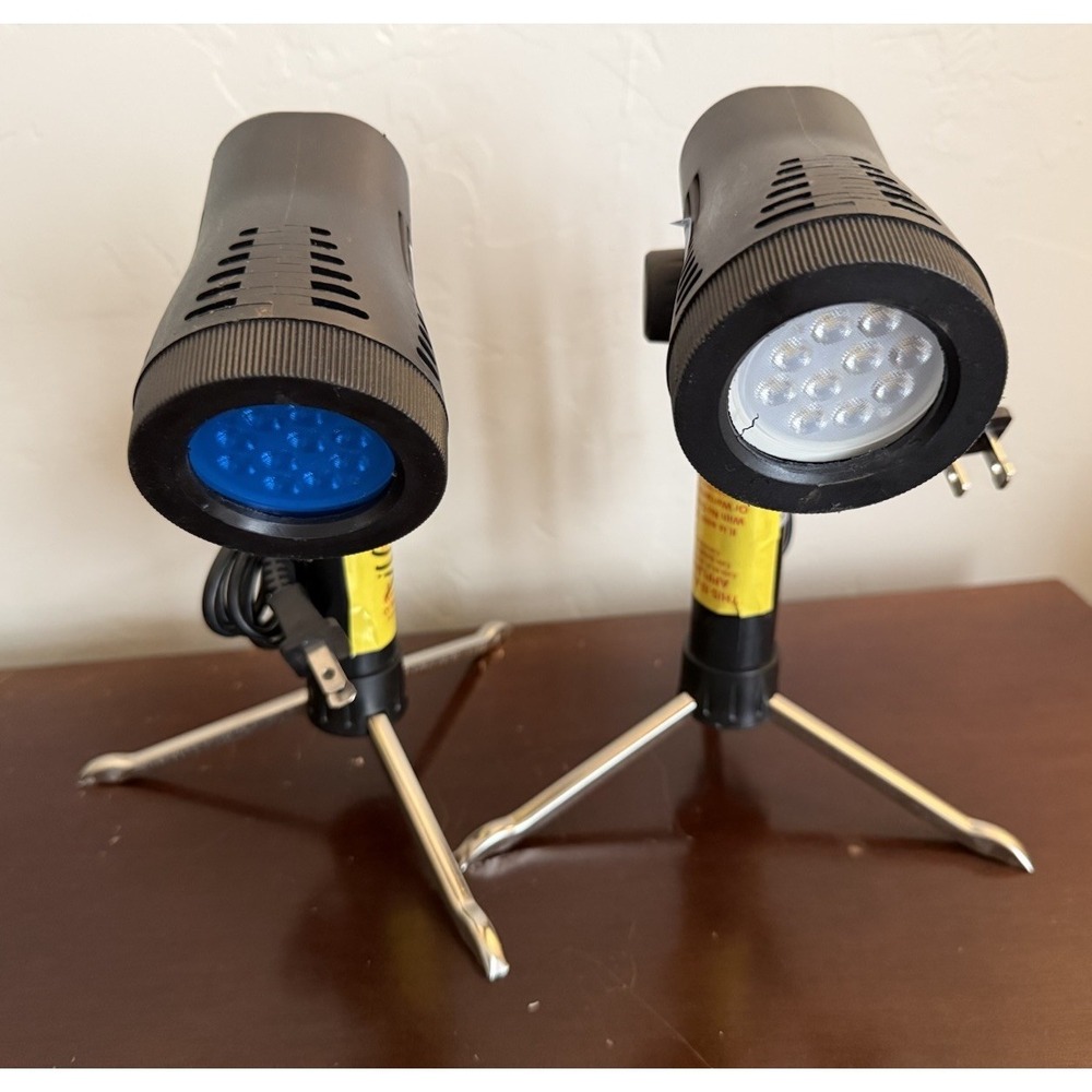 Table Top LED Photography Light Tripod Set of 2 Studio Resale Lighting Rotating